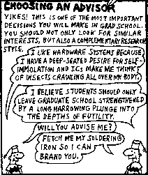 choosing an advisor choosing an advisor